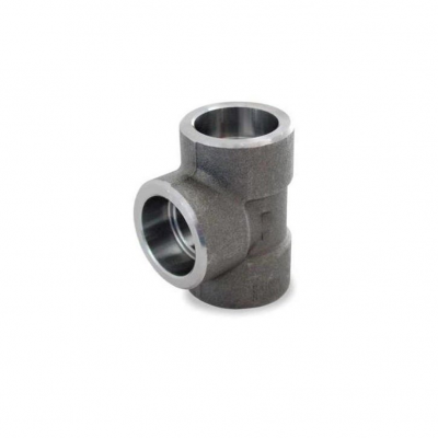 Tee acero carbon socket well both-well